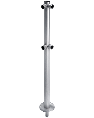 Стойка ограждения съемная L-образная Oxgard ВЗР 1996Р03 в Калининграде Ограждения Pintop.ru