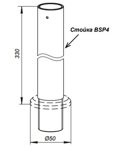 Стойка PERCo-BSP4 в Калининграде Дополнительное оборудование для СКУД Pintop.ru
