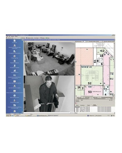 ПО Модуль Центральный пост PERCo-SM13 в Калининграде Сетевая СКУД Perco Pintop.ru