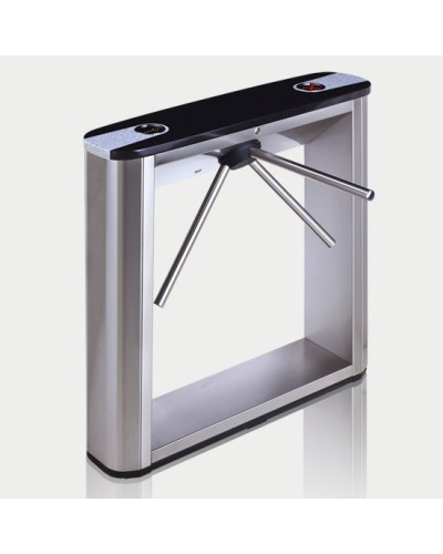 Турникет тумбовый электромеханический со стандартными планками, черной крышкой PERCo-TTD-03.1S (стандартные планки, черная крышка) в Калининграде Турникеты Pintop.ru