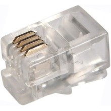 Джек телефонный 6P4C (100шт/уп) PROCONNECT 05-1012-3