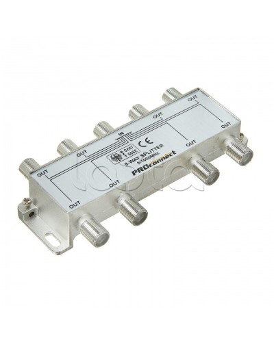 Сплиттер антенный ТВ х 8 под F разъём 5-1000 МГц PROCONNECT 05-6025 в Калининграде Дополнительное оборудование для сетей Pintop.ru