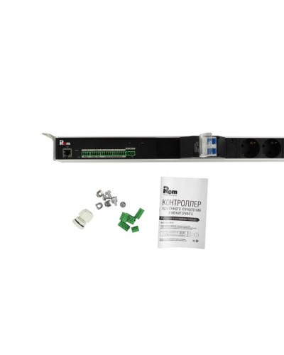 Блок силовых розеток с контроллером REM R-MC1-32-2x2S-2x3C13-2x2C19-A-1420-K в Калининграде Блоки розеток Pintop.ru