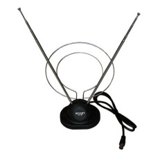 Антенна комнатная телескопическая на подставке «Усы+кольцо», RX-100 REXANT 34-0100