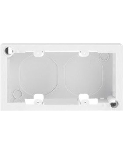 Короб накладной для лицевых панелей 80х150 под 4 модуля 45х22,5 Mosaic 03-0127 в Калининграде Распределительные коробки Pintop.ru