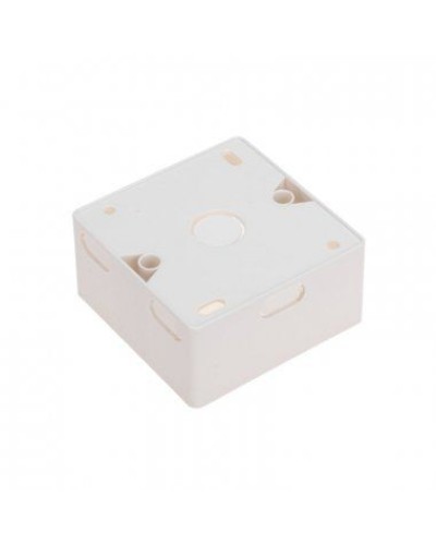 Короб накладной для лицевых панелей 80х80 под 2 модуля 45х22,5 Mosaic 03-0126 в Калининграде Распределительные коробки Pintop.ru