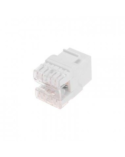 Модуль Keystone Jack RJ-45(8P8C), UTP неэкранированный, CAT 5e, тип 180 градусов, белый REXANT PRO 02-0060 в Калининграде Модули Keystone Pintop.ru