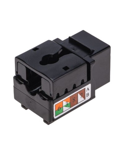 Модуль Keystone Jack RJ-45(8P8C), UTP неэкранированный, CAT 6, тип 90 градусов, черный REXANT PRO 02-0255 в Калининграде Модули Keystone Pintop.ru