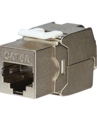 Модуль Keystone, Jack RJ-45(8P8C), FTP экранированный, CAT 6A, тип 180 град., самозажимной REXANT PRO 02-0361 в Калининграде Модули Keystone Pintop.ru