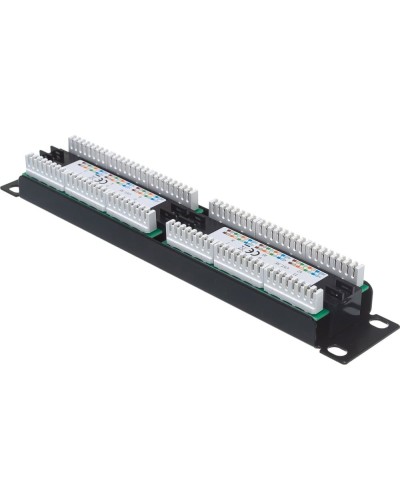 Панель коммутационная 10, 1U, 12 портов UTP, RJ-45, CAT 5e REXANT 04-0025 в Калининграде Патч панель Pintop.ru