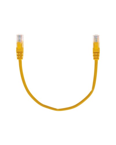 Патч-корд U/UTP, CAT 5e, RJ45-RJ45, 26AWG, LSZH, желтый, 0,3м REXANT 02-0105-03 в Калининграде Патчкорды (медные) Pintop.ru