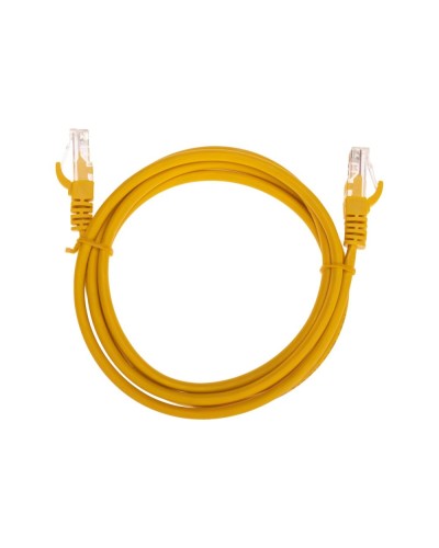 Патч-корд U/UTP, CAT 5e, RJ45-RJ45, 26AWG, LSZH, желтый, 1,5м REXANT 02-0105-105 в Калининграде Патчкорды (медные) Pintop.ru