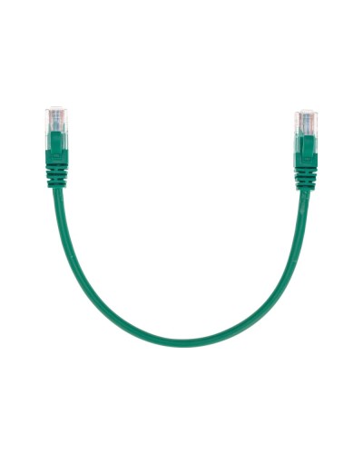 Патч-корд U/UTP, CAT 5e, RJ45-RJ45, 26AWG, LSZH, зеленый, 0,3м REXANT 02-0106-03 в Калининграде Патчкорды (медные) Pintop.ru