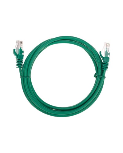 Патч-корд U/UTP, CAT 5e, RJ45-RJ45, 26AWG, LSZH, зеленый, 2м REXANT 02-0106-2 в Калининграде Патчкорды (медные) Pintop.ru