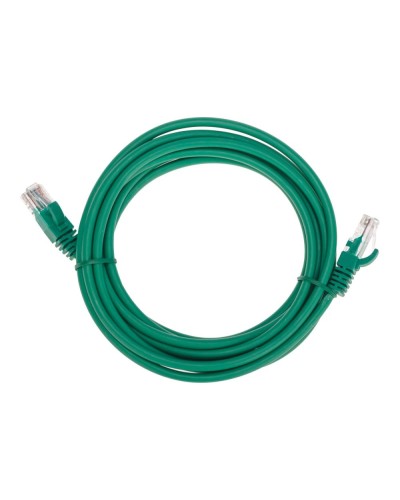 Патч-корд U/UTP, CAT 5e, RJ45-RJ45, 26AWG, LSZH, зеленый, 3м REXANT 02-0106-3 в Калининграде Патчкорды (медные) Pintop.ru