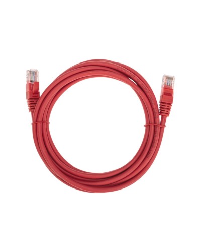 Патч-корд U/UTP, CAT 5e, RJ45-RJ45, 26AWG, LSZH, красный, 3м REXANT 02-0103-3 в Калининграде Патчкорды (медные) Pintop.ru