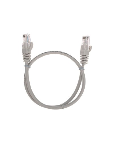 Патч-корд U/UTP, CAT 5e, RJ45-RJ45, 26AWG, LSZH, серый, 0,5м REXANT 02-0100-05 в Калининграде Патчкорды (медные) Pintop.ru