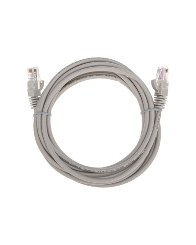 Патч-корд U/UTP, CAT 5e, RJ45-RJ45, 26AWG, LSZH, серый, 3м REXANT 02-0100-3 в Калининграде Патчкорды (медные) Pintop.ru