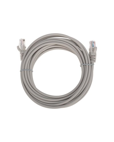 Патч-корд U/UTP, CAT 5e, RJ45-RJ45, 26AWG, LSZH, серый, 5м REXANT 02-0100-5 в Калининграде Патчкорды (медные) Pintop.ru