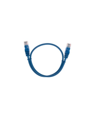 Патч-корд U/UTP, CAT 5e, RJ45-RJ45, 26AWG, LSZH, синий, 0,5м REXANT 02-0104-05 в Калининграде Патчкорды (медные) Pintop.ru