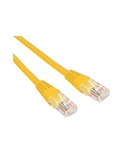 Патч-корд U/UTP, CAT 6, RJ45-RJ45, 26AWG, LSZH, желтый, 0,3м REXANT 02-0295-03 в Калининграде Патчкорды (медные) Pintop.ru