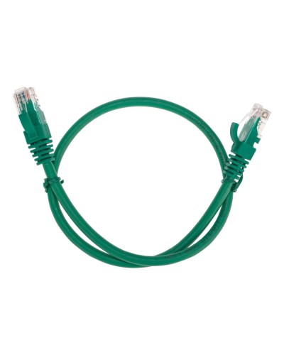 Патч-корд U/UTP, CAT 6, RJ45-RJ45, 26AWG, LSZH, зеленый, 0,5м REXANT 02-0296-05 в Калининграде Патчкорды (медные) Pintop.ru