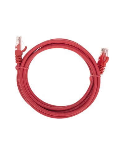 Патч-корд U/UTP, CAT 6, RJ45-RJ45, 26AWG, LSZH, красный, 2м REXANT 02-0293-2 в Калининграде Патчкорды (медные) Pintop.ru