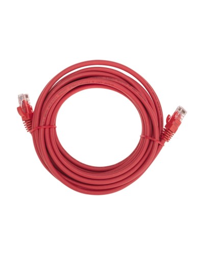 Патч-корд U/UTP, CAT 6, RJ45-RJ45, 26AWG, LSZH, красный, 5м REXANT 02-0293-5 в Калининграде Патчкорды (медные) Pintop.ru