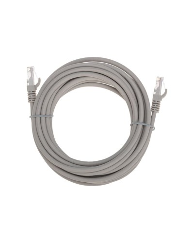 Патч-корд U/UTP, CAT 6, RJ45-RJ45, 26AWG, LSZH, серый, 5м REXANT 02-0290-5 в Калининграде Патчкорды (медные) Pintop.ru