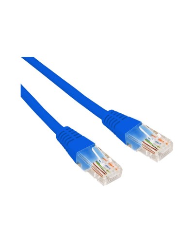 Патч-корд U/UTP, CAT 6, RJ45-RJ45, 26AWG, LSZH, синий, 0,3м REXANT 02-0294-03 в Калининграде Патчкорды (медные) Pintop.ru