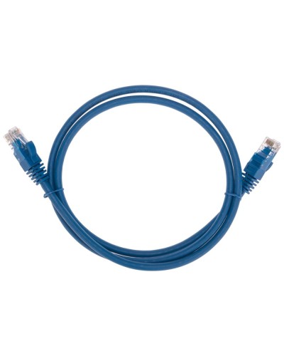 Патч-корд U/UTP, CAT 6, RJ45-RJ45, 26AWG, LSZH, синий, 1м REXANT 02-0294-1 в Калининграде Патчкорды (медные) Pintop.ru