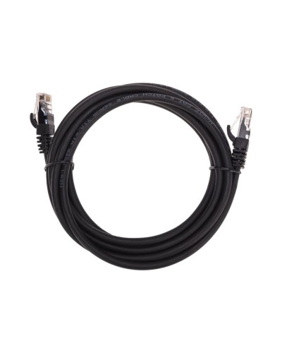 Патч-корд U/UTP, CAT 6, RJ45-RJ45, 26AWG, LSZH, черный, 3м REXANT 02-0292-3 в Калининграде Патчкорды (медные) Pintop.ru
