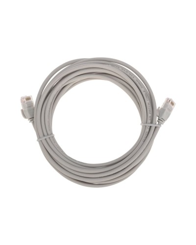 Патч-корд U/UTP, CAT 6A (10G), RJ45-RJ45, 28AWG, LSZH, серый, 5м REXANT 02-0380-5 в Калининграде Патчкорды (медные) Pintop.ru