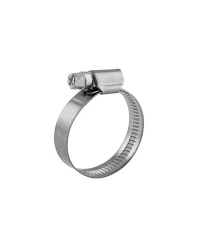 Хомут червячный 20-32/12-0,8мм, нержавеющая сталь W2, (50 шт/уп) REXANT 07-0720-12 в Калининграде Стяжки-хомуты Pintop.ru