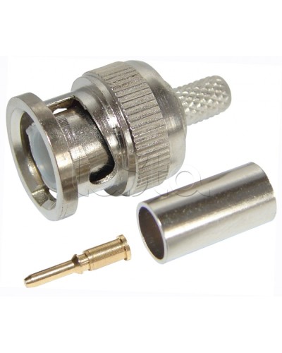 Разъем штекер BNC RG-58 обжим (01-001A) (100шт/уп) REXANT 05-3001 в Калининграде Коннекторы Pintop.ru