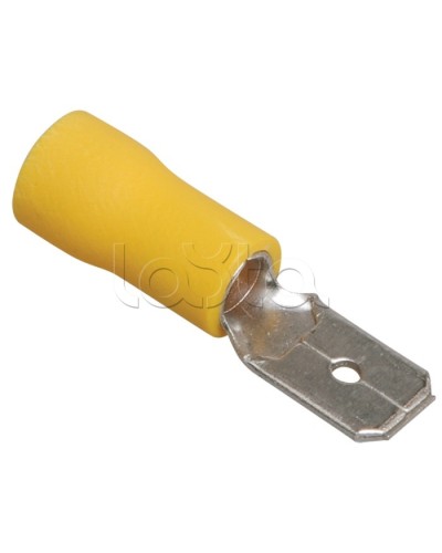 Клемма плоская изолированная 4-6 мм² (КПИ штекер - 6.3мм) (100шт/уп) REXANT 08-0351 в Калининграде Клеммные колодки Pintop.ru