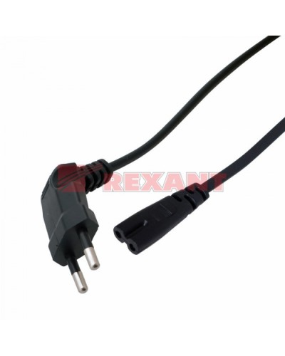 Шнур сетевой (угловая вилка) 2x0.75мм² 1.5М (10шт/уп) REXANT 11-1104 в Калининграде Патч-корды и пигтейлы Pintop.ru