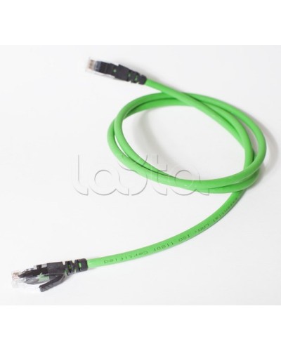 Коммутационный шнур категории 6, U/UTP, 4х2х(7х0,21), LSZH, 1м, зеленый SPL (500012) в Калининграде Патчкорды (медные) Pintop.ru
