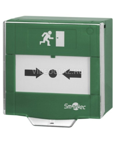 Устройство разблокировки двери с восстанавливаемой вставкой Smartec ST-ER105D-GN в Калининграде Кнопки выхода Pintop.ru