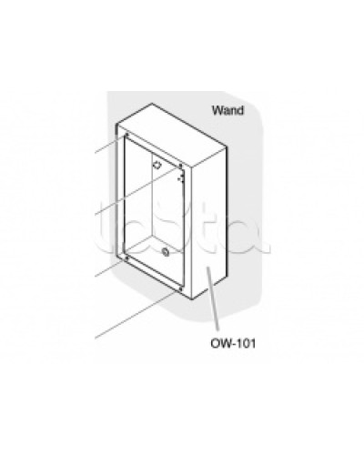 Коробка накладная TOA OW-101 в Калининграде Аксессуары для СОУЭ Pintop.ru