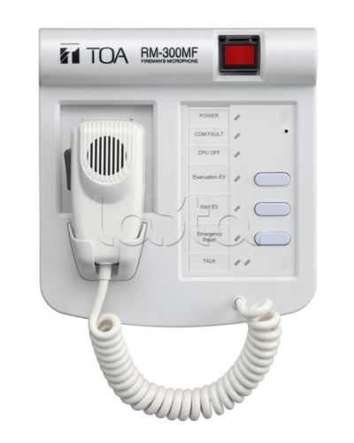 Панель микрофонная пожарная для серии VM-3000 в Калининграде Системы оповещения и трансляции TOA Pintop.ru