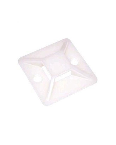 Площадка самоклеящаяся под стяжку, 20х20 мм, белая (100шт.уп) TWT-CV-ATM20 в Калининграде Расходные материалы для шкафов и стоек Pintop.ru