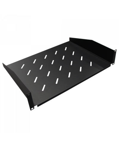 Полка фронтальная, глубина 350 мм, 1U, нагрузка - 18 кг TWT (TWT-CB-SF350-1U/18) в Калининграде Полки для шкафов и стоек Pintop.ru