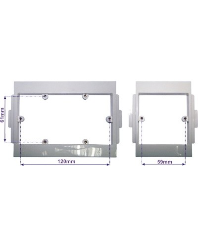 Суппорт пластиковый 45x90, под винт TWT TWT-CT100-F45X90 в Калининграде Аксессуары для кабель-канала Pintop.ru