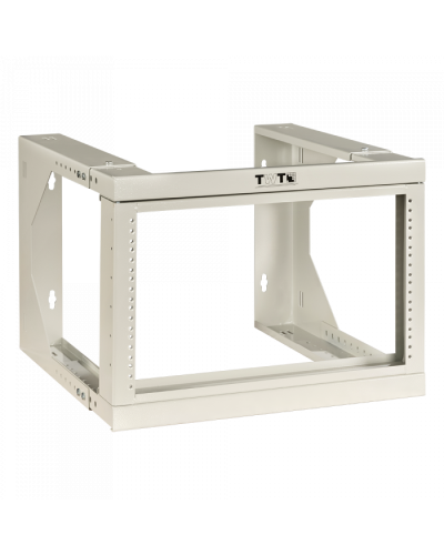 Рама настенная 19, с регулируемой глубиной 461-664 мм, 9U, серая TWT (TWT-FRWAJ-9U-GY) в Калининграде Аксессуары для стоек и шкафов Pintop.ru