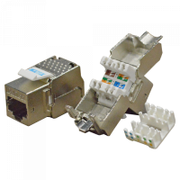 Модуль Keystone RJ45, Cat.5E, STP, 180 градусов TWT (TWT-OK45STP180/5E)