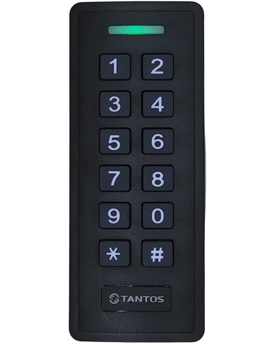 Кодонаборная панель со встроенным считывателем и контроллером Tantos TS-KBD-EMF Plastic в Калининграде Системы контроля доступа Pintop.ru