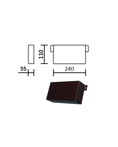 Монтажный кожух Vizit МК-400CB в Калининграде Аксессуары для многоабонентных систем Pintop.ru