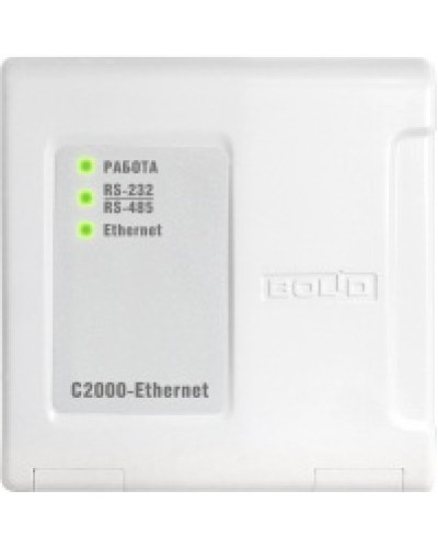 Преобразователь интерфейсов RS-485/RS-232 В Ethernet Болид C2000-Ethernet в Калининграде Охранно-пожарное оборудование Pintop.ru