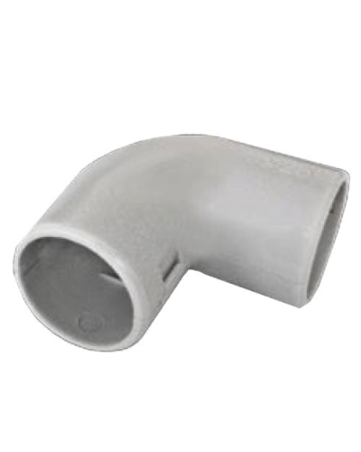 Угол Экопласт CI20G Угол 90 гр.(2част.), без галогена, для труб D20мм (5шт) в Калининграде Аксессуары для кабель-канала Pintop.ru
